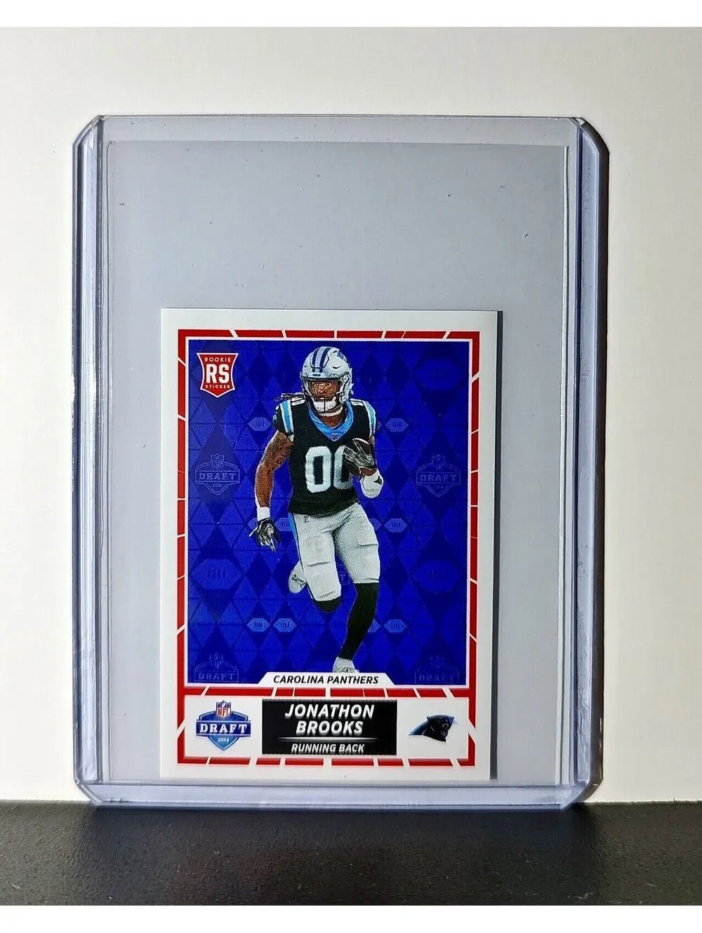 Jonathon Brooks Rookie 2024 Panini NFL Sticker #562 NFL Draft Carolina Panthers